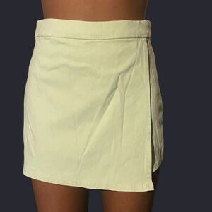 Garage Light Green Mini Skirt